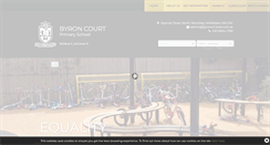 Desktop Screenshot of byroncourtschool.co.uk