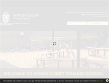 Tablet Screenshot of byroncourtschool.co.uk